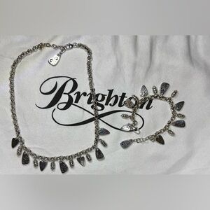 Brighton Heart Charms Necklace and Bracelet Set